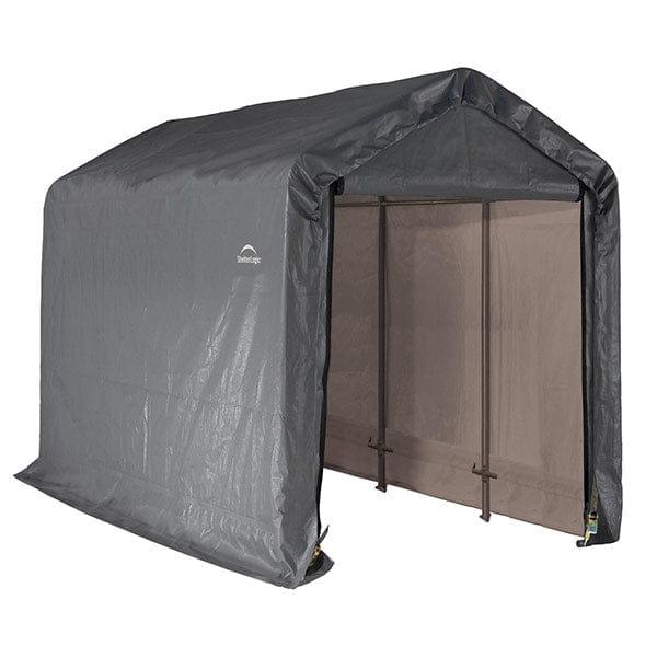 Shed-in-a-Box 6' x 12' x 8', Peak Style, Gray